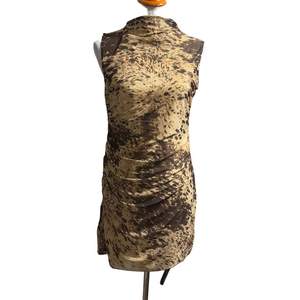 House of Harlow 1960 Ruched Mock Neck 100% Silk Dress | MSRP $495 shipping $4.99